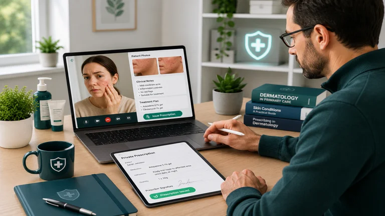 Private Dermatology Prescribing How Pharmacists & GPs Can Offer Skin Services Online